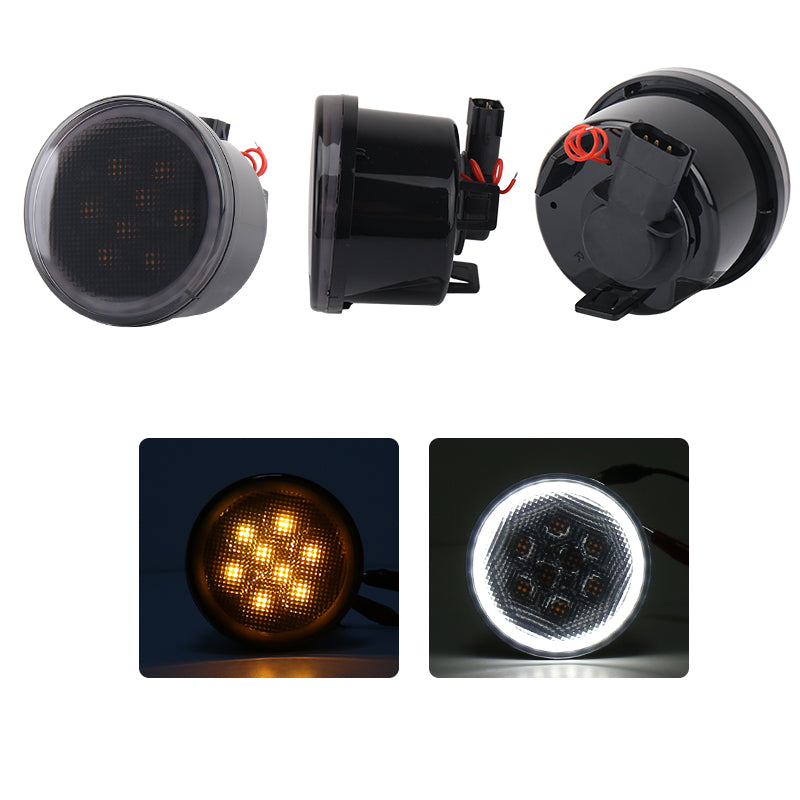 0617 Jeep Wrangler JK LED Turn Signal Light Kit CA Auto Parts
