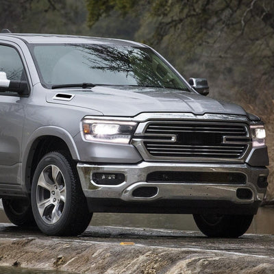 Stainless Steel Dual Muffler Tip Catback Exhaust<br>19-24 Ram 1500