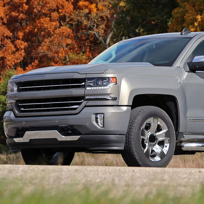 Stainless Steel Dual Round Catback Exhaust<br>14-18 Chevy Silverado, GMC Sierra 1500, 2019 LD