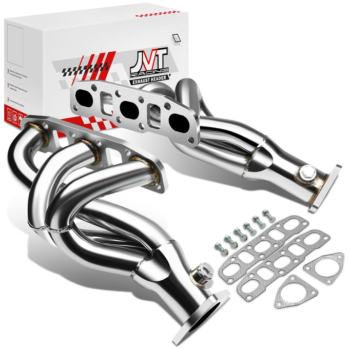 3-1 shorty Exhaust Headers Polished Finished <br> 03-07 Nissan 350Z, Infiniti G35 V6
