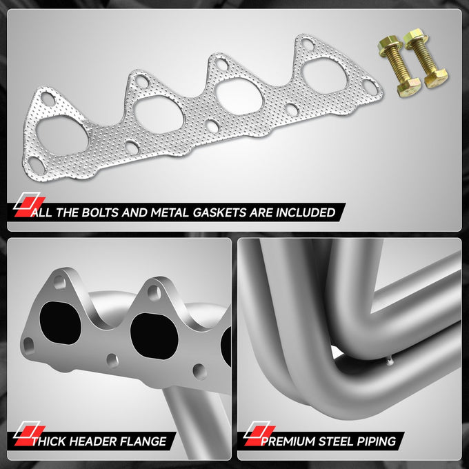 4-1 Tubular Exhaust Manifold Header Silver<br>94-01 Acura Integra GSR/Type-R