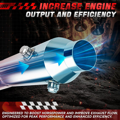 Ram-Horn Exhaust Manifold Header+Megaphone <br>94-02 Acura Integra 1.8L