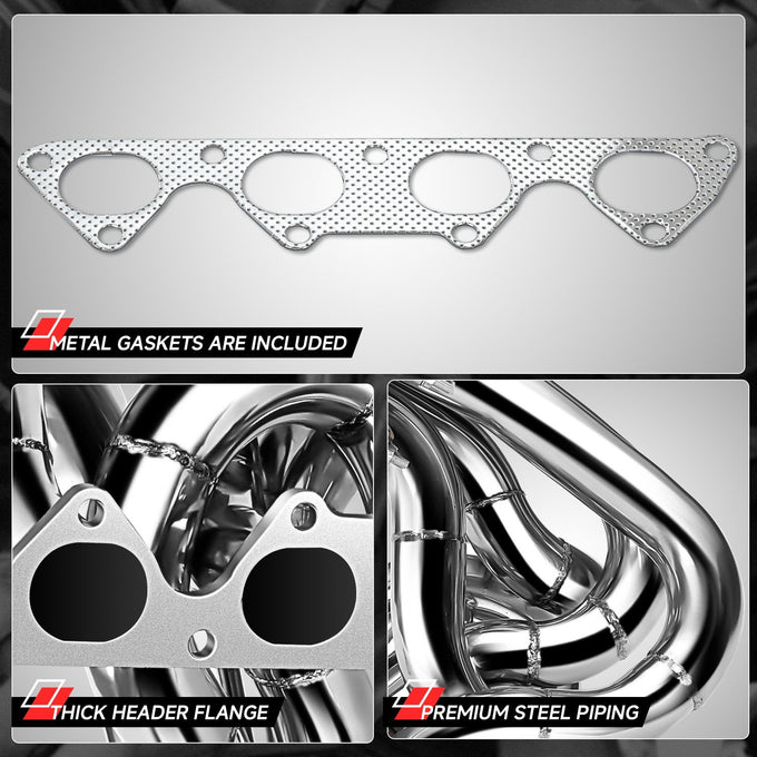 Ram-Horn Exhaust Manifold Header+Megaphone <br>94-02 Acura Integra 1.8L