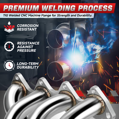4-2-1 Stainless Steel Exhaust Manifold Header <br> 94-01 Acura Integra Ls/Gs/Rs