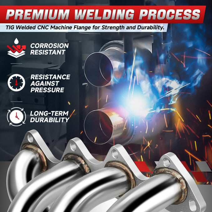 4-2-1 Stainless Steel Exhaust Manifold Header <br> 94-01 Acura Integra Ls/Gs/Rs