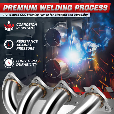 4-1 Stainless Racing Header Exhaust Manifold <br> 94-01 Acura Integra