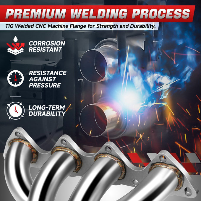 4-1 Stainless Racing Header Exhaust Manifold <br> 94-01 Acura Integra