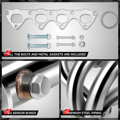 4-1 Stainless Racing Header Exhaust Manifold <br> 94-01 Acura Integra