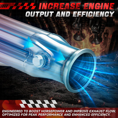 Tubular Exhaust Manifold Header+Downpipe <br>05-07 Chevy Cobalt, Saturn Ion 2.0L