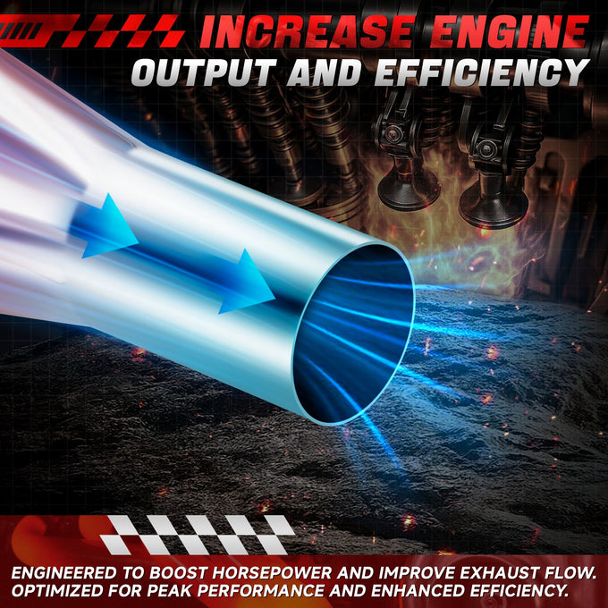 2X4-1 Tubular Exhaust Manifold Header Extractor <br>10-20 Chevy Camaro V8 6.2L