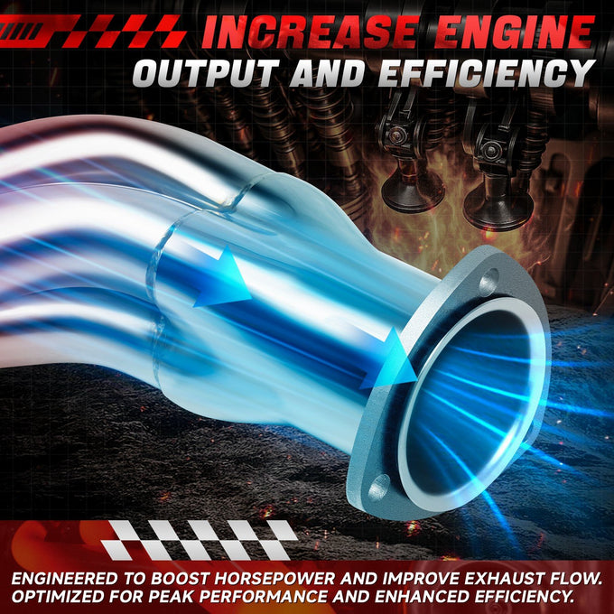 8-2-1 Long Tube Tubular Exhaust Manifold Header <br>84-91 GMC C/K-Series 5.0/5.7