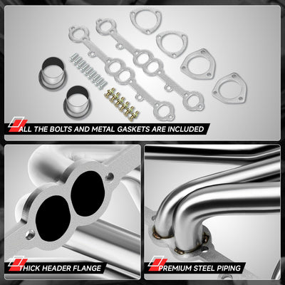 8-2-1 Long Tube Tubular Exhaust Manifold Header <br>84-91 GMC C/K-Series 5.0/5.7