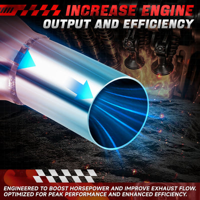 2x 6-2-1 Mid Length Exhaust Manifold Headers<br>93-95 Chevy Camaro 3.4L V6, Pontiac Firebird 3.4L V6