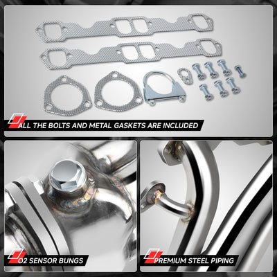 8-2-1 Full Length Racing Exhaust Manifold Header <br>94-95 Chevy Camaro, Pontiac Firebird V8