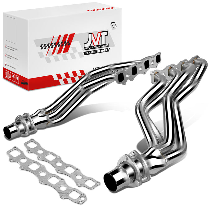 Long Tube Exhaust Headers Polished Finished <br> 03-07 Dodge Ram 1500 5.7L 2WD