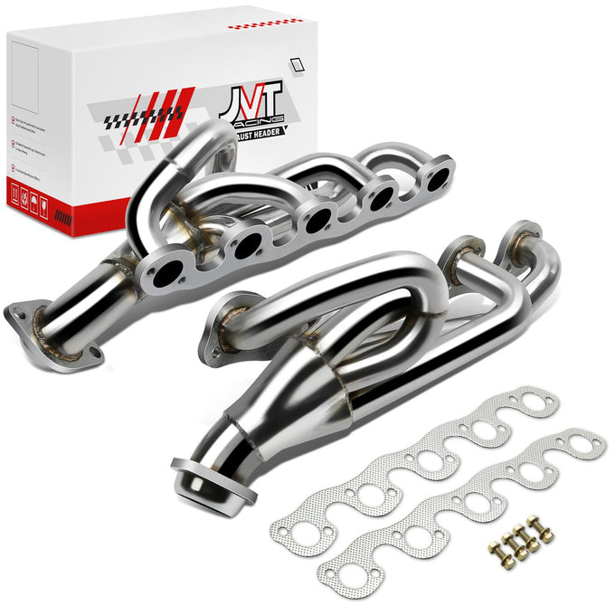2X 5-1 Racing Manifold Header Exhaust <br>96-03 Dodge Ram 2500, 3500 V10 Ohv