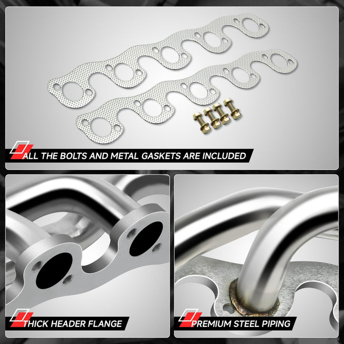 2X 5-1 Racing Manifold Header Exhaust <br>96-03 Dodge Ram 2500, 3500 V10 Ohv