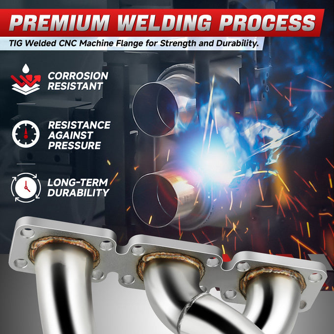 2X 3-1 Tubular Exhaust Manifold Header <br>92-99 Bmw E36 3-Series 2.8/3.2L