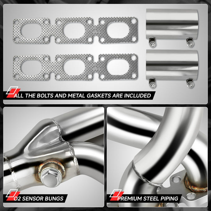 2X 3-1 Tubular Exhaust Manifold Header <br>92-99 Bmw E36 3-Series 2.8/3.2L