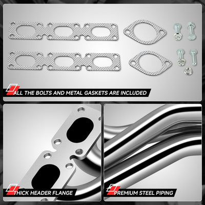3-1 Stainless Steel Exhaust Headers <br> 99-00 BMW E46, 96-00 E39 5-Series