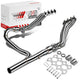 4-2-1 Long Tube Exhaust Header+Resonators+Y-Pipe <br>04-10 Ford F150 5.4L V8 4WD