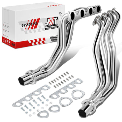 Full-Length Exhaust Headers Polished Finished <br> 77-79 Ford F-150 F-250 F-350 4WD
