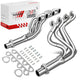 2x 4-1 Long Tube Exhaust Manifold Headers<br>83-87 Ford F-250 F-350