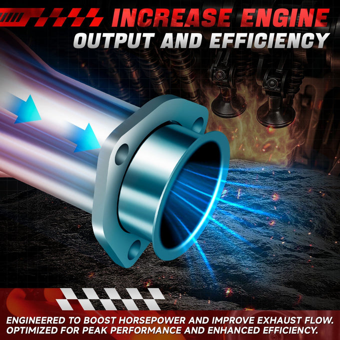 4-1 Stainless Exhaust Header Manifold <br> 80-95 Ford F150 F250 F350 Bronco 5.8L V8