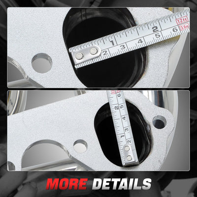Long Tube 4-1 Exhaust Headers Polished Finished <br> 83-87 Ford F-250 F-350 7.5L V8 4WD
