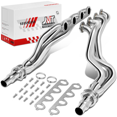Long Tube 4-1 Exhaust Headers Polished Finished <br> 83-87 Ford F-250 F-350 7.5L V8 4WD