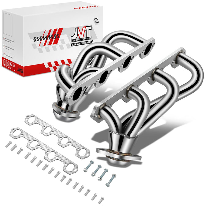 2x 4-1 Shorty Exhaust Manifold Headers<br>86-96 Ford Bronco, T-Bird, Lincoln Conti, Merc Cougar