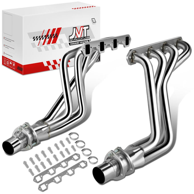 2X 4-1 Long Tube Exhaust Manifold Header+Collectors <br>80-96 Ford F100-F350, Bronco 5.0L V8