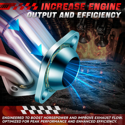 3-1 Tubular Header Exhaust Manifold Extractor <br> 97-03 Ford F-150 Pickup 2004 Heritage