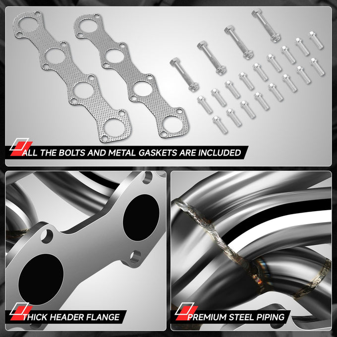 4-1 Shorty Exhaust Manifold Header <br>97-03 Ford F150 F250 Expedition 5.4L V8