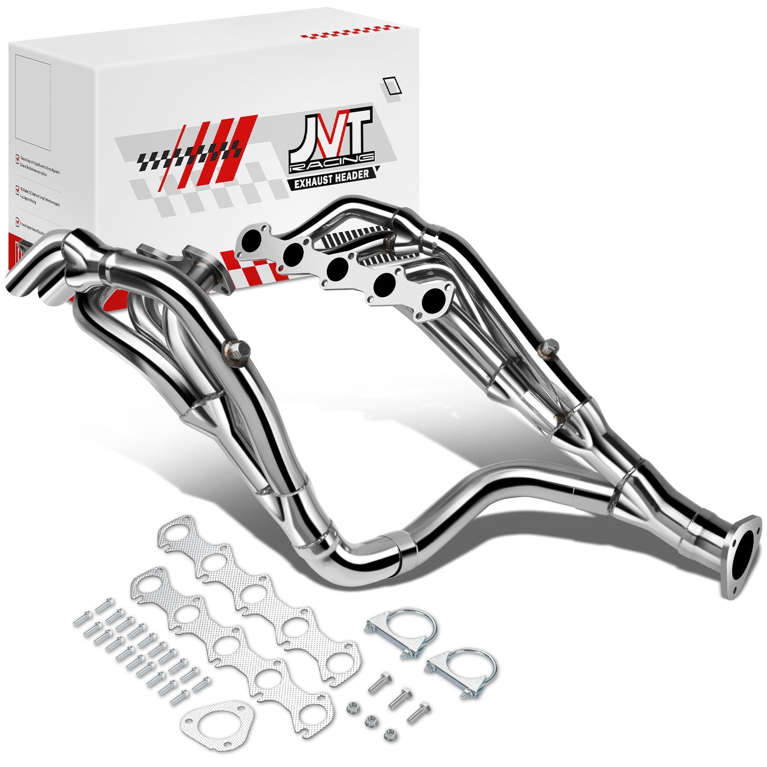 TRI-Y STYLE Long Tube Exhaust Headers <br> 99-04 Ford F-250 F-350 Super Duty