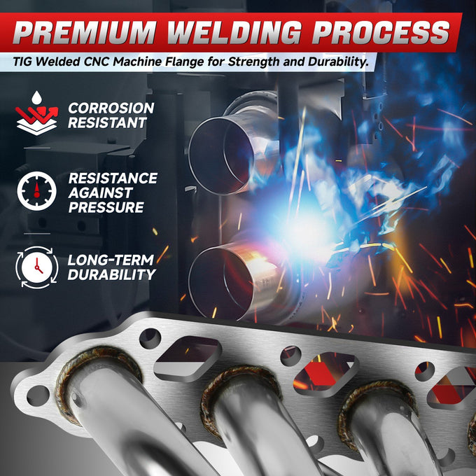 4-1 Exhaust Manifold Header Extractor <br>00-04 Ford Focus Zetec ZX3/5 2.0L