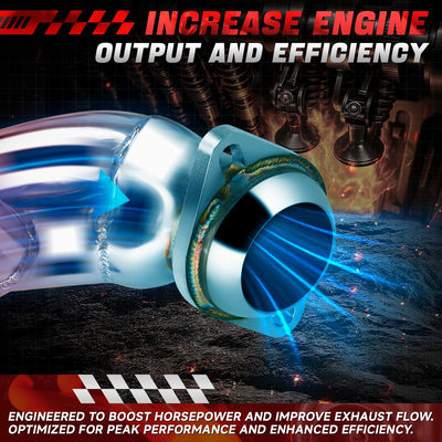 3-1 Shorty Tubular Manifold Header Exhaust <br>99-04 Ford Mustang 3.8/3.9L V6