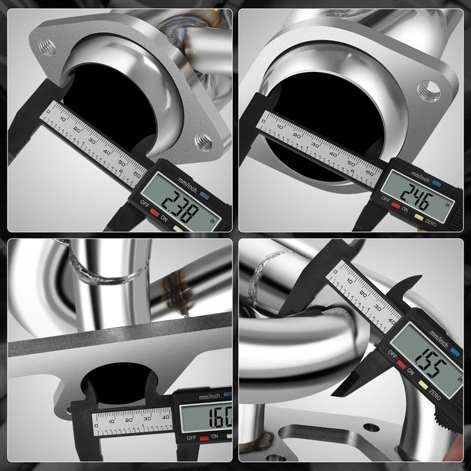Stainless Steel Exhaust Manifold Shorty Header<br>05-10 Ford Mustang