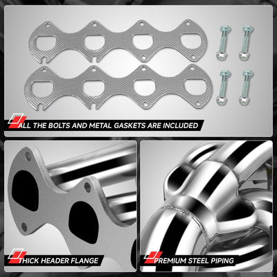 4-1 Shorty Exhaust Manifold Header Extractor <br>05-10 Ford Mustang GT/Shelby 4.6L 281