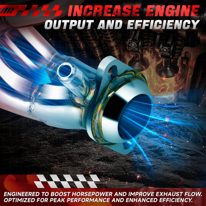 2x 3-1 Shorty Exhaust Manifold Header+Gaskets/Bolts <br>05-10 Ford Mustang 4.0, Cologne V6