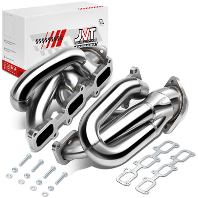 Polished Stainless 3-1 Shorty Exhaust Headers <br> 11-17 Ford Mustang 3.7L V6