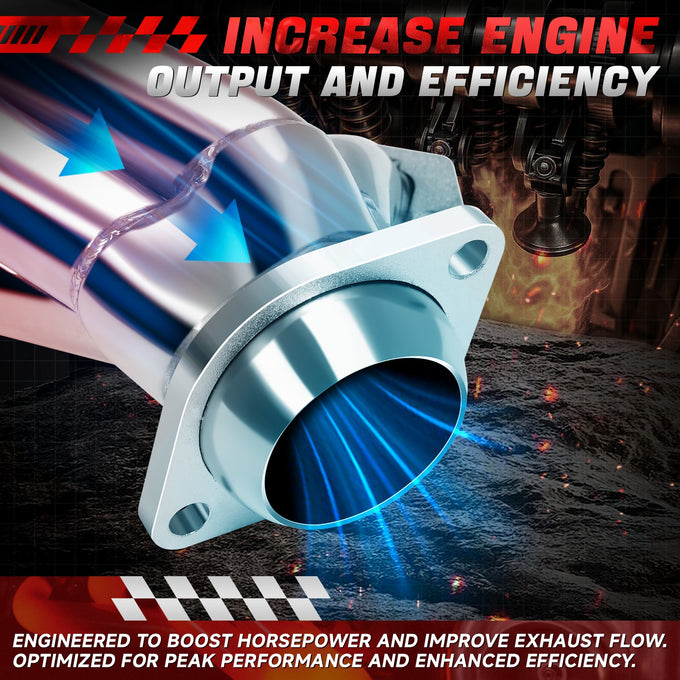 2x 4-1 Shorty Exhaust Manifold Headers<br>79-93 Ford Mustang