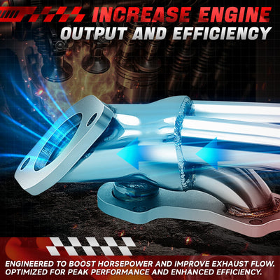 Polished Stainless 3-1 Shorty Exhaust Headers <br> 96-04 Ford Mustang 4.6L