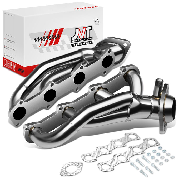 Polished Stainless 3-1 Shorty Exhaust Headers <br> 96-04 Ford Mustang 4.6L