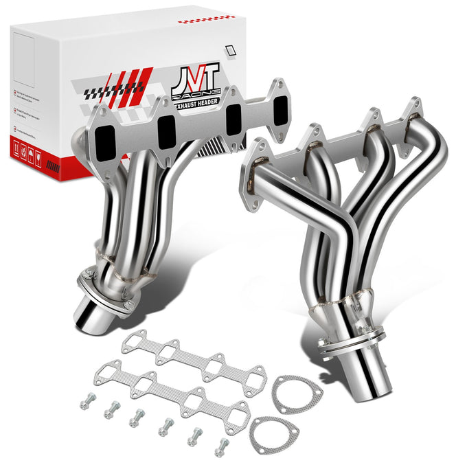 2x 8-2-1 Long Tube Exhaust Manifold Headers<br>99-06 Chevy Aval/Silver/Surb/Tahoe GMC Sierra/Yukon V8