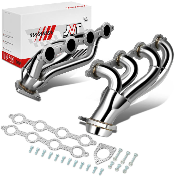 Stainless Steel Exhaust Header Manifold <br> 02-16 Chevy Silverado 1500 2500 3500 HD Classic