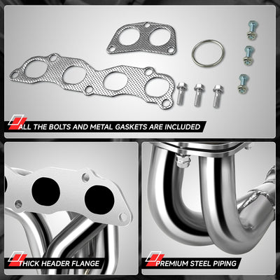 Stainless Steel 4-2-1 Exhaust Header <br> 03-07 Honda Accord 4-Cy