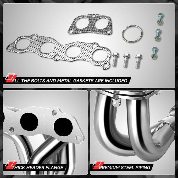 Stainless Steel 4-2-1 Exhaust Header <br> 03-07 Honda Accord 4-Cy