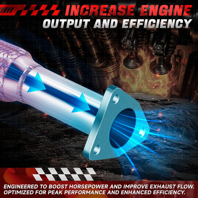 4-1 Tubular Exhaust Manifold Header Extractor <br> 90-93 Honda Accord