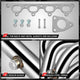 4-1 Tubular Exhaust Manifold Header Extractor <br> 90-93 Honda Accord